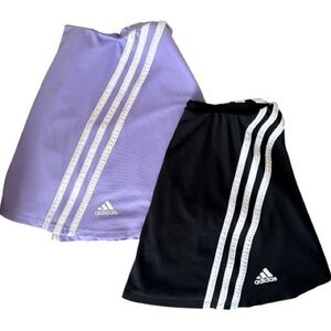 Adidas Girls Lilac and Black Athletic Skort Bundle Size M (10-12) GUC